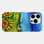 SONNENBLUMEN UND LÄNDER IN DER Toskana Case-Mate iPhone Hülle (Rückseite (Horizontal))
