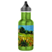 SONNENBLUMEN UND LÄNDER IN DER Toskana Edelstahlflasche (Rechts)