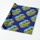 SONNENBLUMEN UND LÄNDER IN DER Toskana Geschenkpapier (Ungerollt)