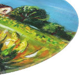 SONNENBLUMEN UND LÄNDER IN DER Toskana Schneidebrett (Ecke)