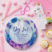 💍 Sonnenblumen und Lavender Elegance Pappteller (Party)