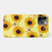Sonnenblumen und Libellen, Case-Mate iPhone Hülle (Rückseite (Horizontal))