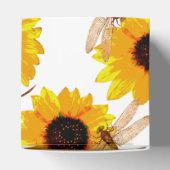 Sonnenblumen und Libellen, Geschenkschachtel (Oben)