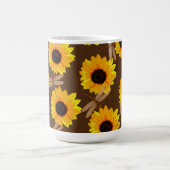 Sonnenblumen und Libellen, Kaffeetasse (Mittel)