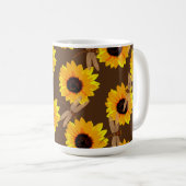 Sonnenblumen und Libellen, Kaffeetasse (VorderseiteRechts)