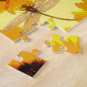 Sonnenblumen und Libellen, Puzzle (Seite)