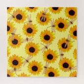 Sonnenblumen und Libellen, Puzzle (Horizontal)