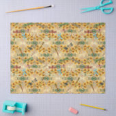 Sonnenblumen und Libellen, Reihe Design 1 Seidenpapier (Basteln)
