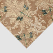 Sonnenblumen und Libellen, Reihe Design 8 Seidenpapier (Detail)