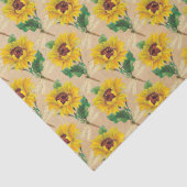 Sonnenblumen und Libellen Serie Design 10 Seidenpapier (Detail)