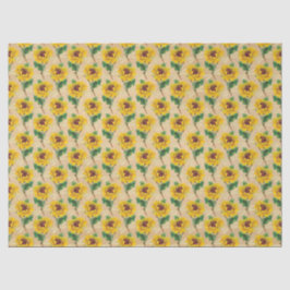 Sonnenblumen und Libellen Serie Design 10 Seidenpapier