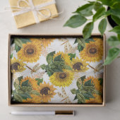 Sonnenblumen und Libellen Serie Design 11 Seidenpapier (Geschenk)