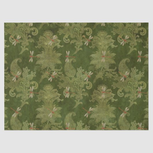 Sonnenblumen und Libellen Serie Design 13 Seidenpapier (Vorderseite)