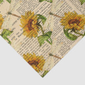 Sonnenblumen und Libellen Serie Design 16 Seidenpapier (Detail)