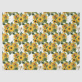 Sonnenblumen und Libellen Serie Design 17 Seidenpapier (Vorderseite)