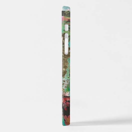 Sonnenblumen und Lieder iPhone Hülle (Linke Seite)