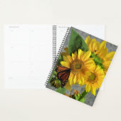 Sonnenblumen und Monarch Butterfly Spiralplaner Planer (Anzeige)