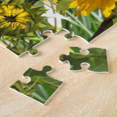 Sonnenblumen und Niedliches Cat Jigsaw Puzzle (Seite)