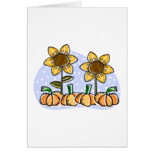 Sonnenblumen und Pumpkins