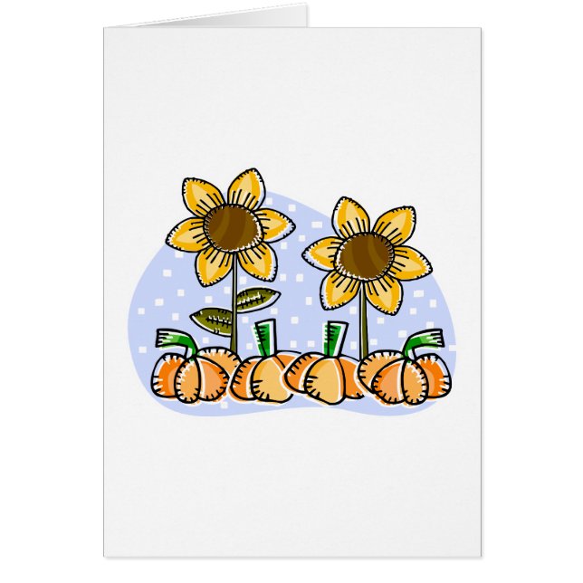 Sonnenblumen und Pumpkins (Vorne)