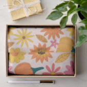 Sonnenblumen und Pumpkins Fall Pattern Seidenpapier (Geschenk)