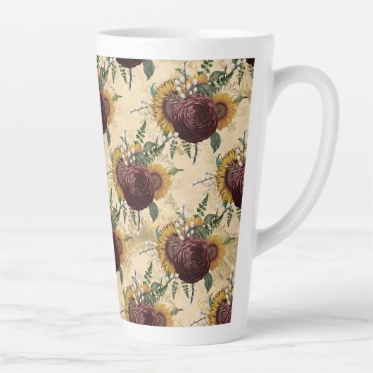 Sonnenblumen und Ranunculus Milchtasse (Rechts)