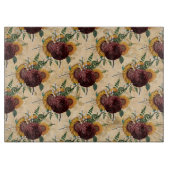 Sonnenblumen und Ranunculus Schneidebrett (Vorderseite)