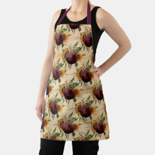 Sonnenblumen und Ranunculus Schürze