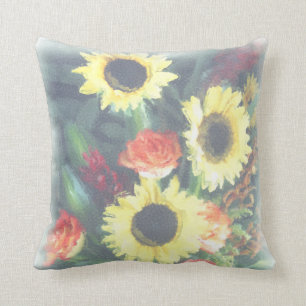 Sonnenblumen und Rose American MoJo Pillow Kissen