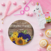 Sonnenblumen und Rose Hochzeitsfeier Teller (Party)