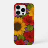 Sonnenblumen und Rose iPhone Case iPhone Hülle (Rückseite)