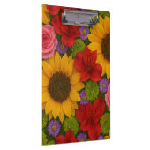 Sonnenblumen und Rose Klemmbrett (Rechts)