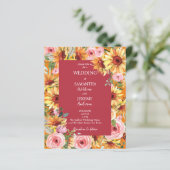 Sonnenblumen und Rosensträucher laden zum Verweile (Stehend Vorderseite)