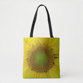 Sonnenblumen und Samen, Spirale, Goldenes Verhältn Tasche