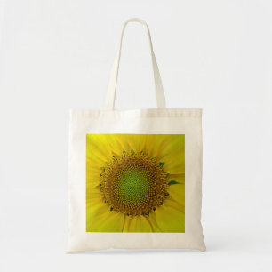 Sonnenblumen und Samen, Spirale, Goldenes Verhältn Tragetasche