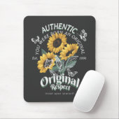 Sonnenblumen und Schmetterlinge Grafik Mousepad (Mit Mouse)