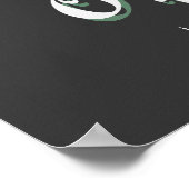 Sonnenblumen und Schmetterlinge Grafik Poster (Ecke)