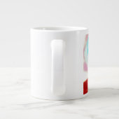 Sonnenblumen und Schwarze Katze Jumbo-Tasse (Rückseite)