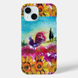 SONNENBLUMEN UND SCHWARZE ROOSTER Case-Mate iPhone HÜLLE