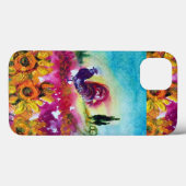 SONNENBLUMEN UND SCHWARZE ROOSTER Case-Mate iPhone HÜLLE (Rückseite (Horizontal))
