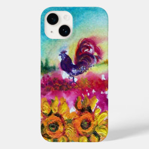 SONNENBLUMEN UND SCHWARZE ROOSTER Case-Mate iPhone HÜLLE