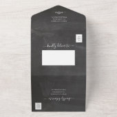 Sonnenblumen und Seidenleuchten aus Kopfbrett All In One Einladung (Außenbereich)