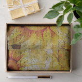 Sonnenblumen und Skripthandschriften Seidenpapier (Geschenk)