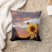 SONNENBLUMEN UND SOMMERSONNENANSCHLUSS KISSEN (Decke)