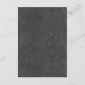 Sonnenblumen und Strandleuchten Empfang Begleitkarte (Rückseite)