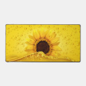 Sonnenblumen- und Taubentropfen Schreibtischunterlage (Vorderseite)