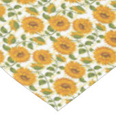 Sonnenblumen und Textilien Tischdecke (Schrägansicht)
