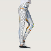 Sonnenblumen und Träume Karos Leggings (Rechts)