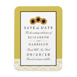 Sonnenblumen und Vintage Hochzeiten retten das Dat Magnet