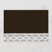 Sonnenblumen und Vintage Hochzeitsstimmung Begleitkarte (Rückseite)